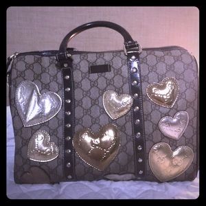 Vintage Gucci heart handbag